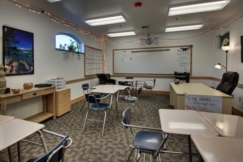 Boarding School Virtual Tour for Lake Tahoe Prep English Classroom 02
