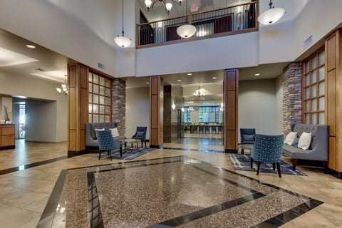 Professional Hotel photography of Drury Hotels lobby 