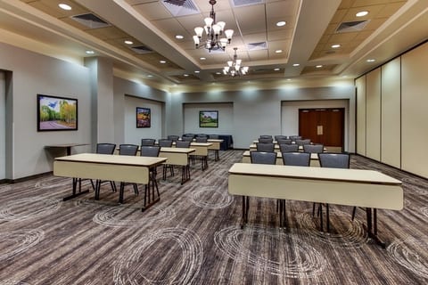 Professional Hotel photography of Drury Hotels meeting room 